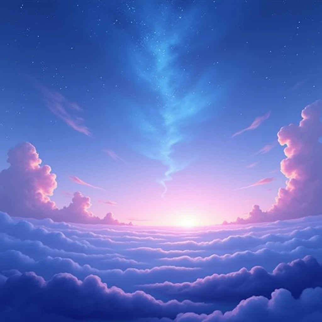 Blue,purple sky