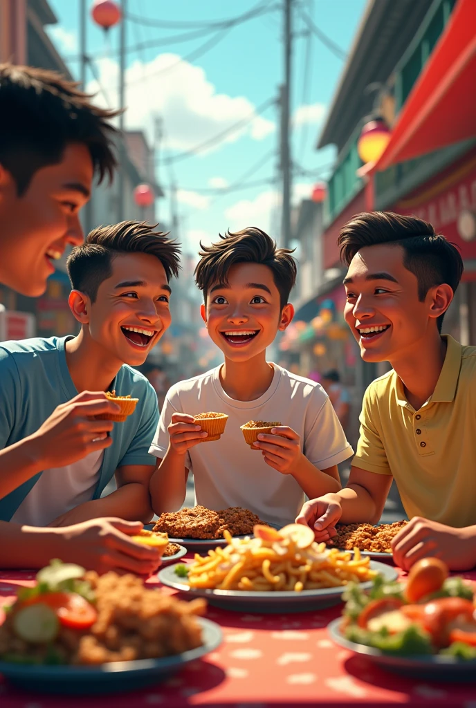 Philippines male friends foodtrip
