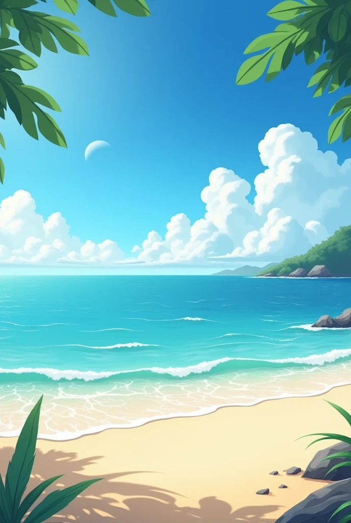 A beach and Ocean
