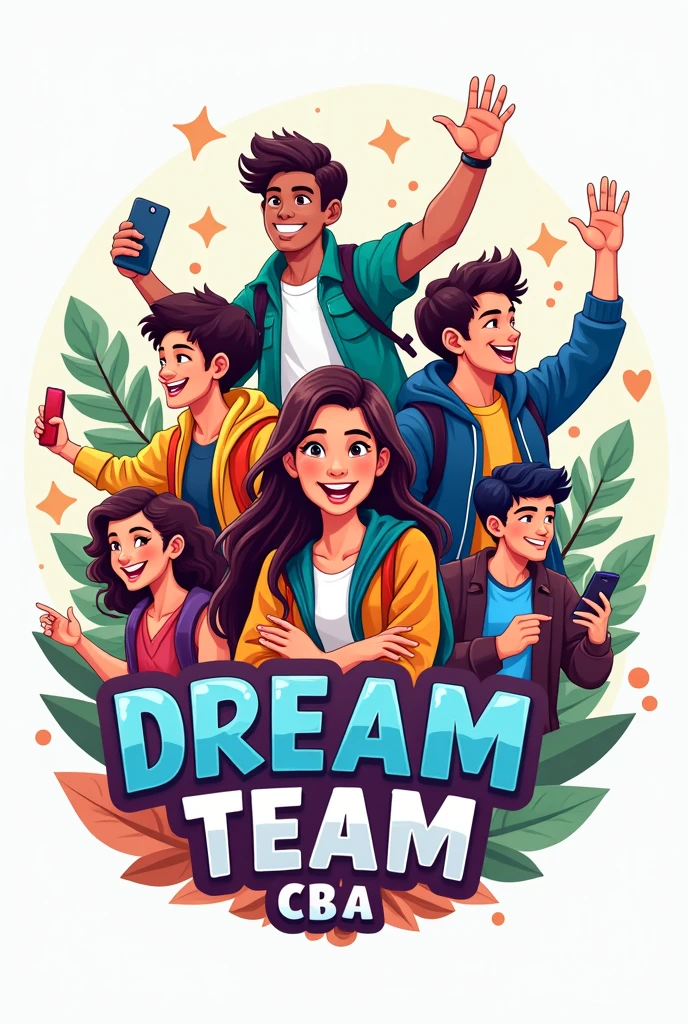 A logo of a university student group named Dream Team
