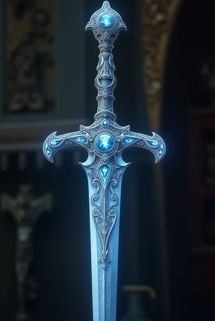 Rhaenyra Targaryen's azure-white dagger adorned with diamonds in House of the Dragon.