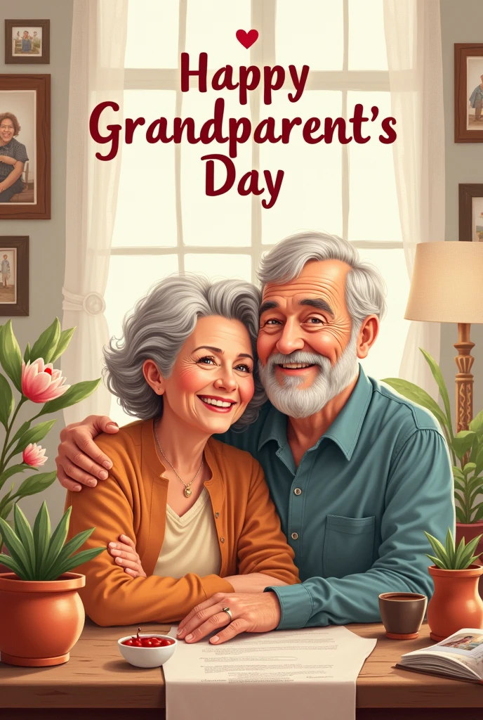 A simple Grandparent&#39;s Day flyer 