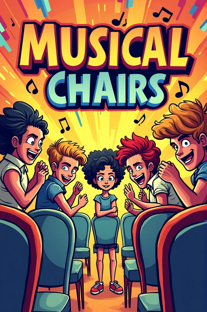 Poster for musical chair event mentioning 'quick seats" in the middle