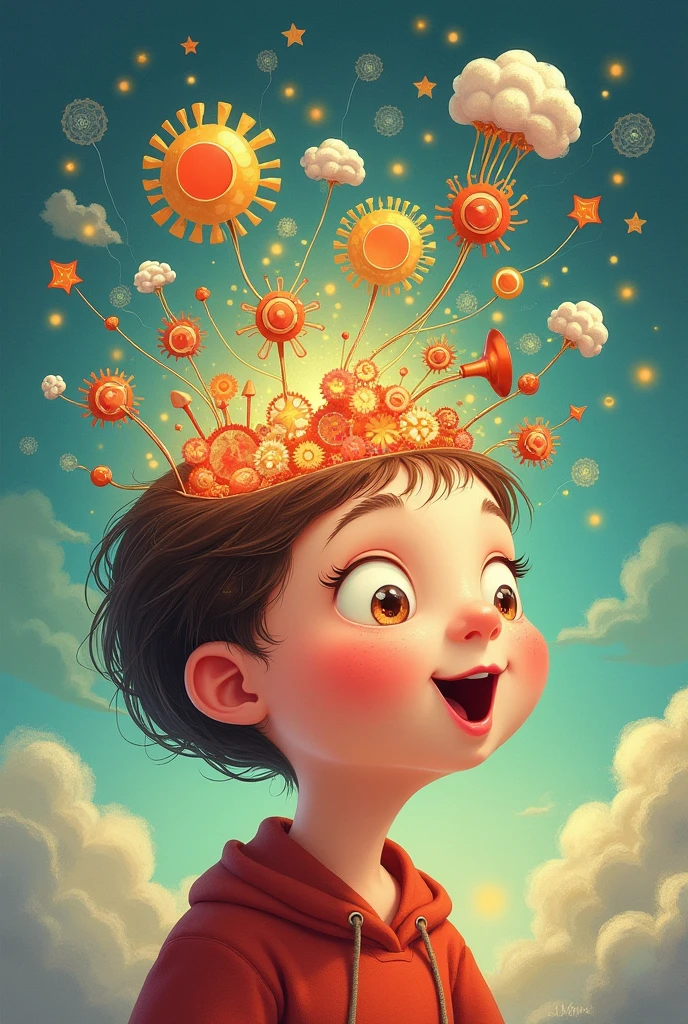 My head is where my brain does stay,
It helps me think and learn and play. for kids poem 