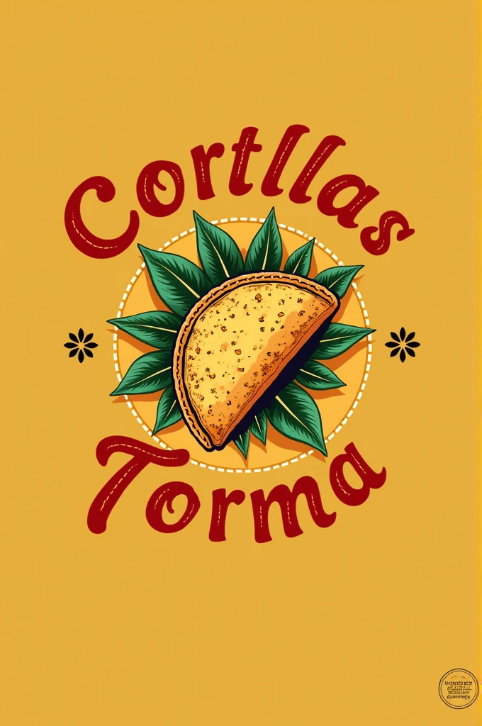 Create a logo for a corn tortilla brand called tortichave