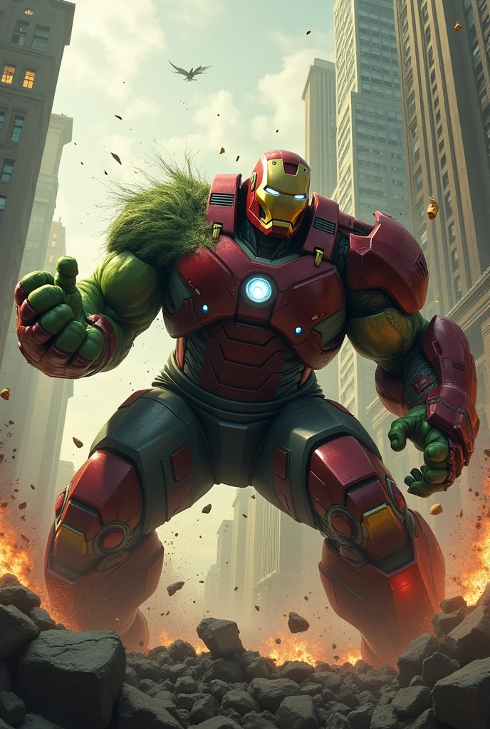 Ironman hulk Busters shut vs hulk fight