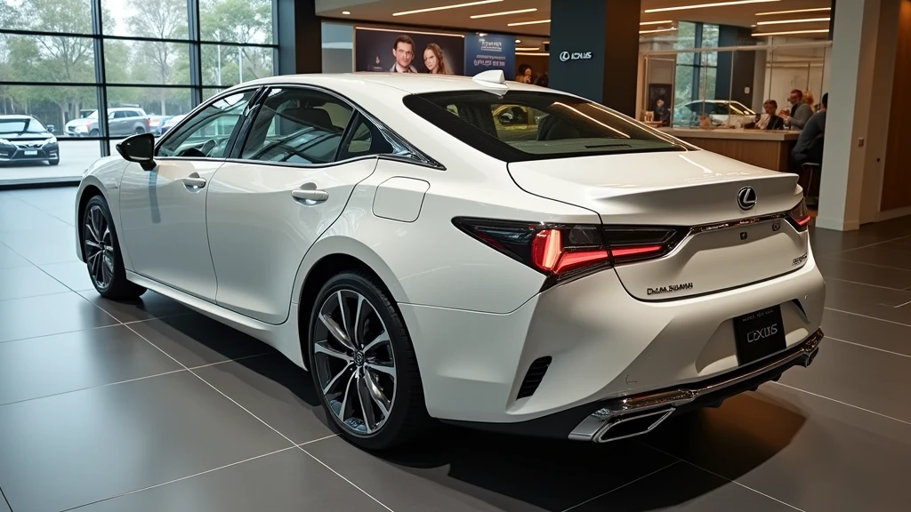 Give same to same picture same to same showroom Lexus Es