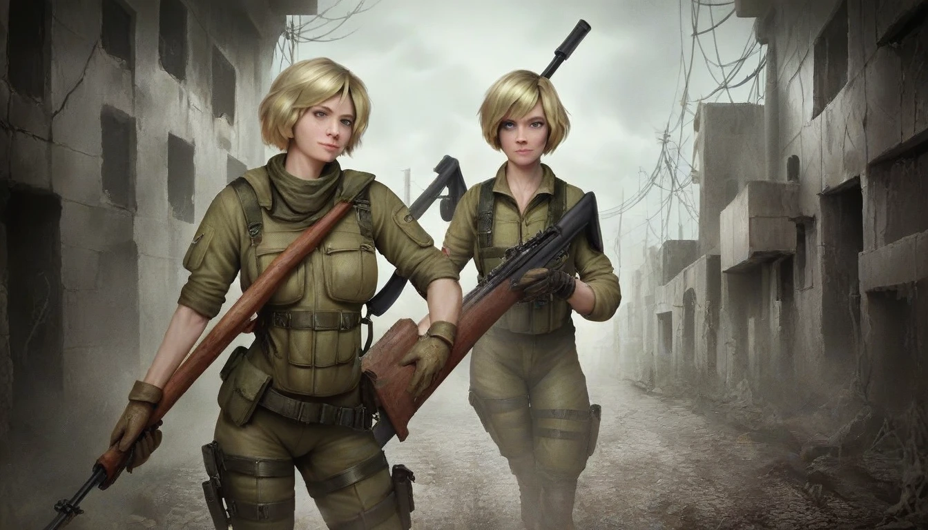 score_9,score_8_up,score_7_up,score_6_up,score_5_up,score_4_up, solo, 1girl, Heather Mason (silent hill 3), blonde hair, short hair, (1 girl:1.5), gloves, gas mask, weapon, rifle, stalker suit, artifact from stalker in her hand, in the street, city ruins, Chern4byl enviroment, anomaly, (hyperdetailed, highest detailed:1.2), high resolution textures, (photorealistic:1.5), (beautifull  girl:1.5), (perfect ilumination:1.5)