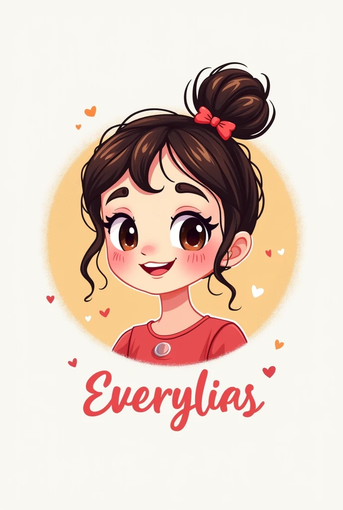 Sheshinesdigital logo for instagram  with a cute girl  with text