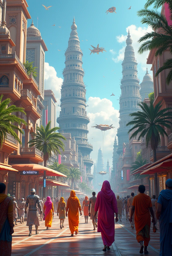India in years 2090 after