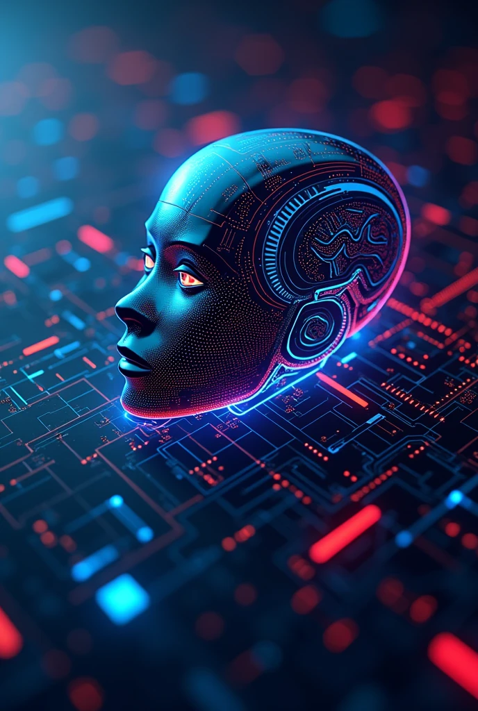 Create a magazine cover page for cse remove human and robot photos init