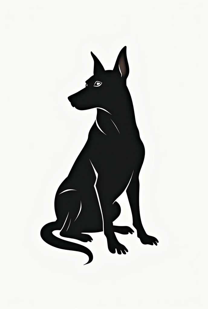 A logo of a restaurant called black dog