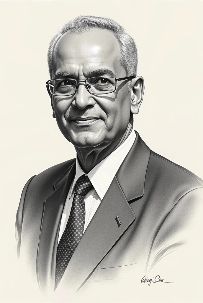 create a drawing of the chairman of velammal bodhi campus which i can trace