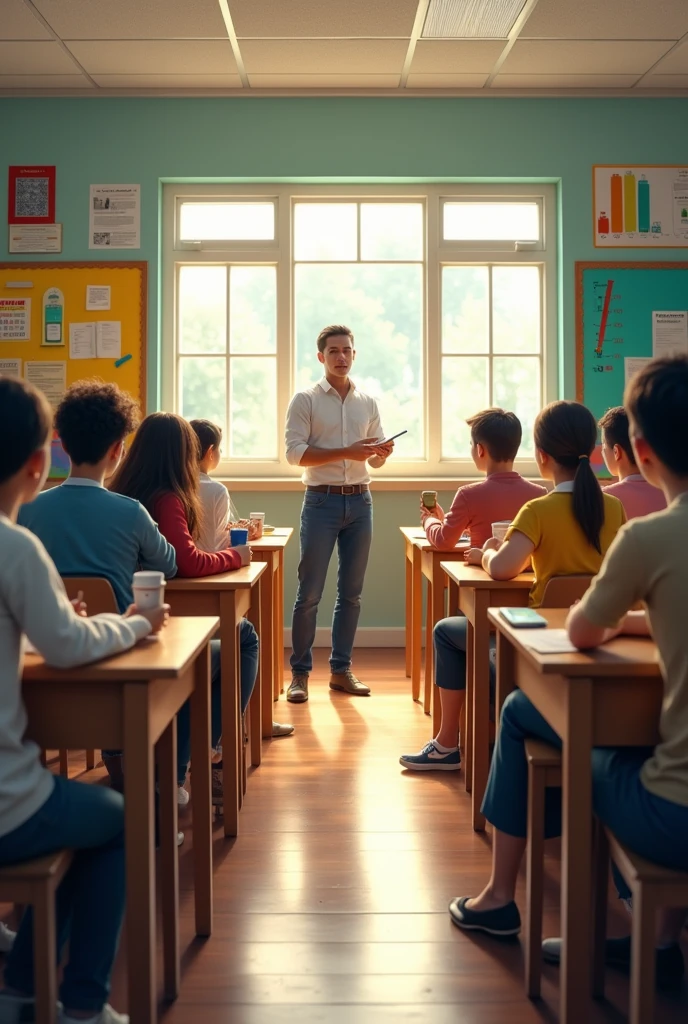 Cross the cultural door into a real classroom.