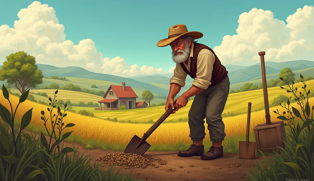 For Old McDonald knew the joy
Of working the land by hand.