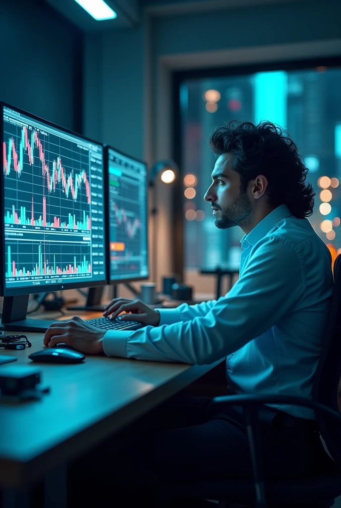 Syed trading with candle stick and best logo.