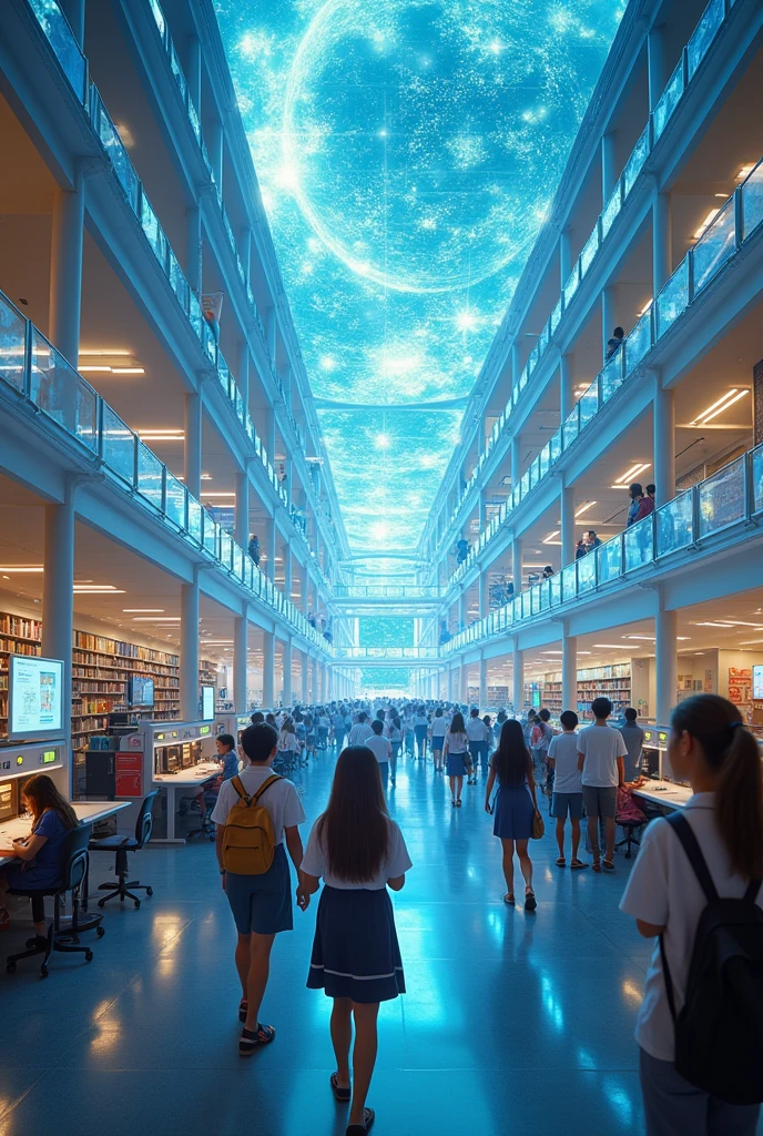 Create an AI image of Global Network of Schools