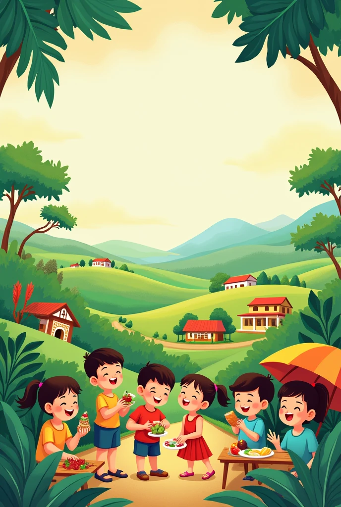 Background design for Buwan ng Nutrisyon at Wika