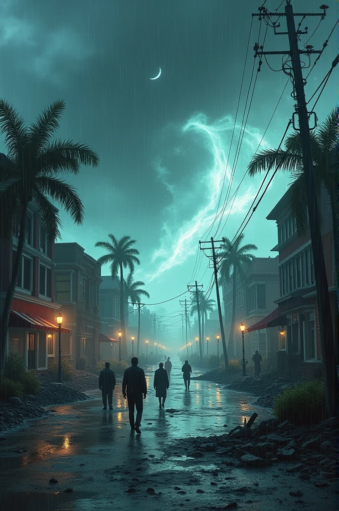 Hurricane Katrina hits the southern United States