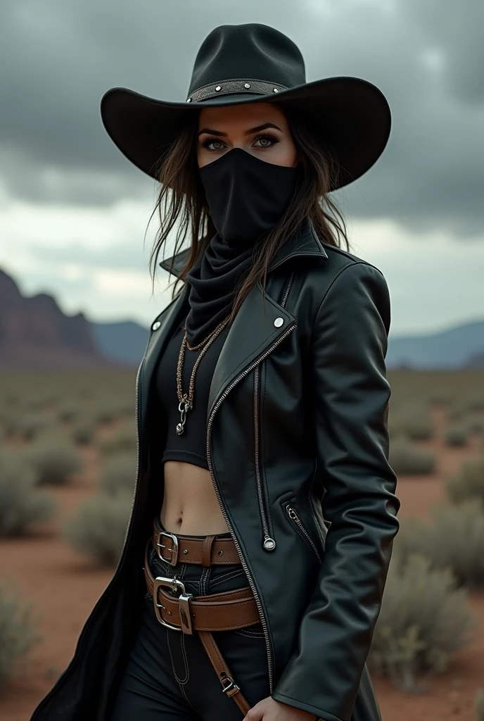 Gothic western cowgirl profile picture