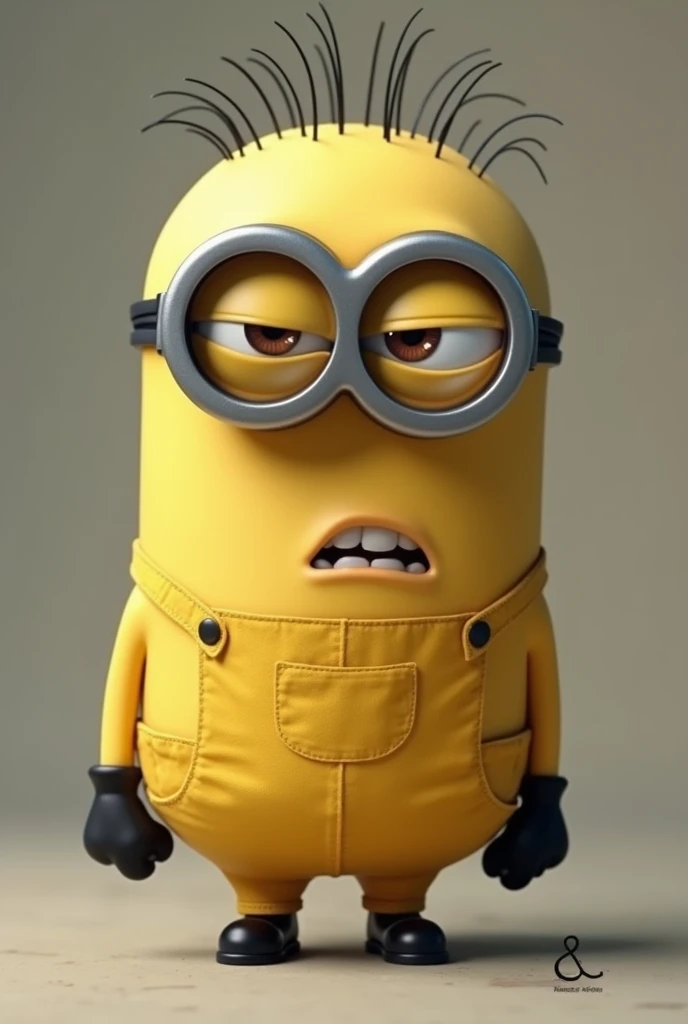 a minion with cara de kanye west