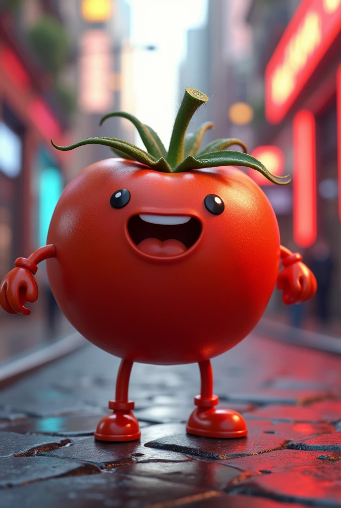 A tomato created tik tok