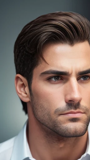 A handsome man Apphus focus on the face