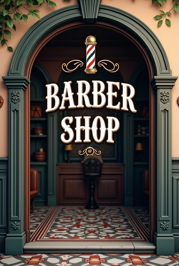 Create a very professional logo, Let the grotto say barber shop