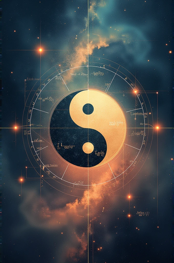Create an image for a cover that has to do with Mathematical Physics and Yin and Yang