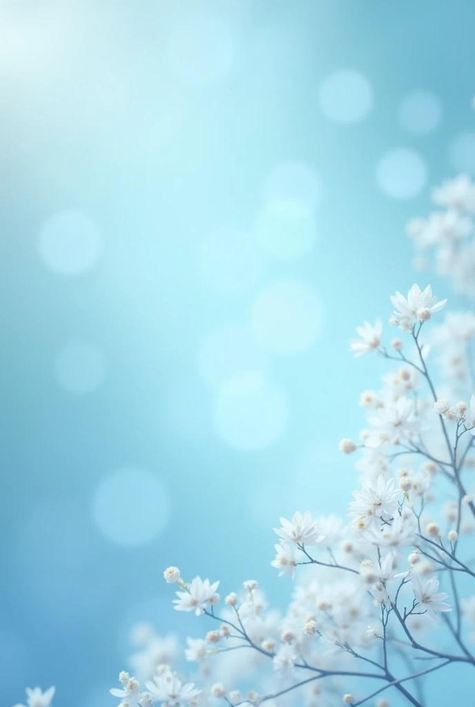 Light blue colour background with attractive design and with white text
