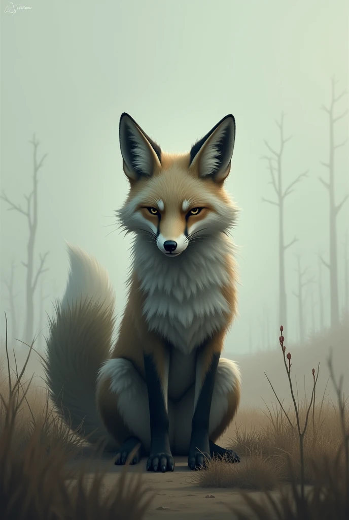 A sad fox