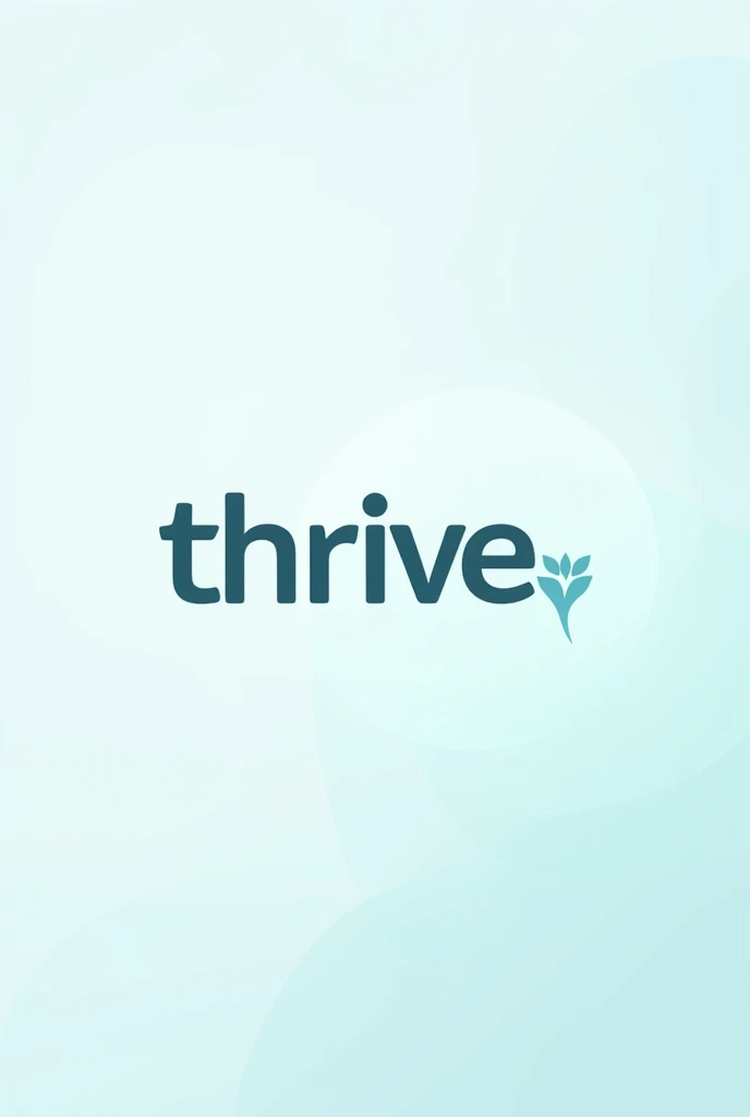 generate a blue and white logo that contains the words "THRIVE LIFE INSURANCE"