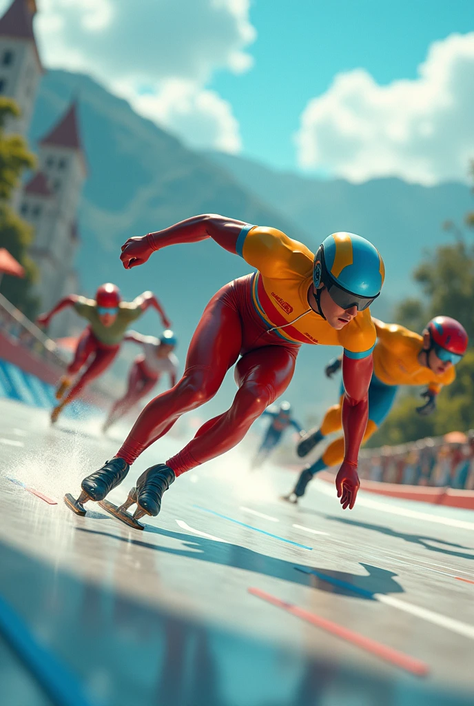 speed skating on wheels colombia