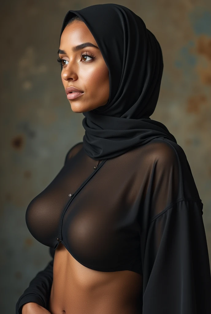 naked hijab woman with big breasts