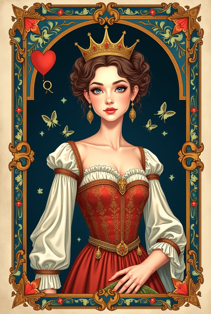 Generate the Q card from the deck beautifully