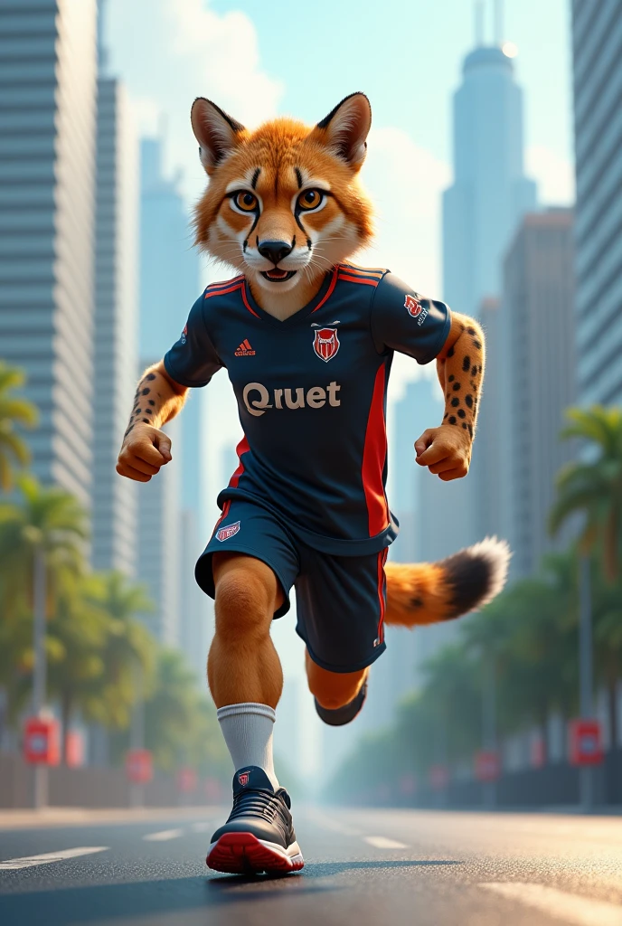 An animal in sportswear