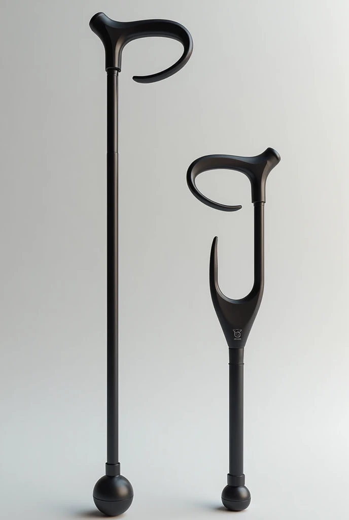 Deaign a walking cane which is double handled, soft, has the features like sitting, foldable, easy to carry, stylish, steps count, sensors which can detect the roadblock for the blind person, a feature which can give a person to pick calls and access his phone media, calls, notifications, with 360 degree bottom for better grip, ergonomics should be in such a way that even after putting body weight it don’t give strain on the hand and elbow