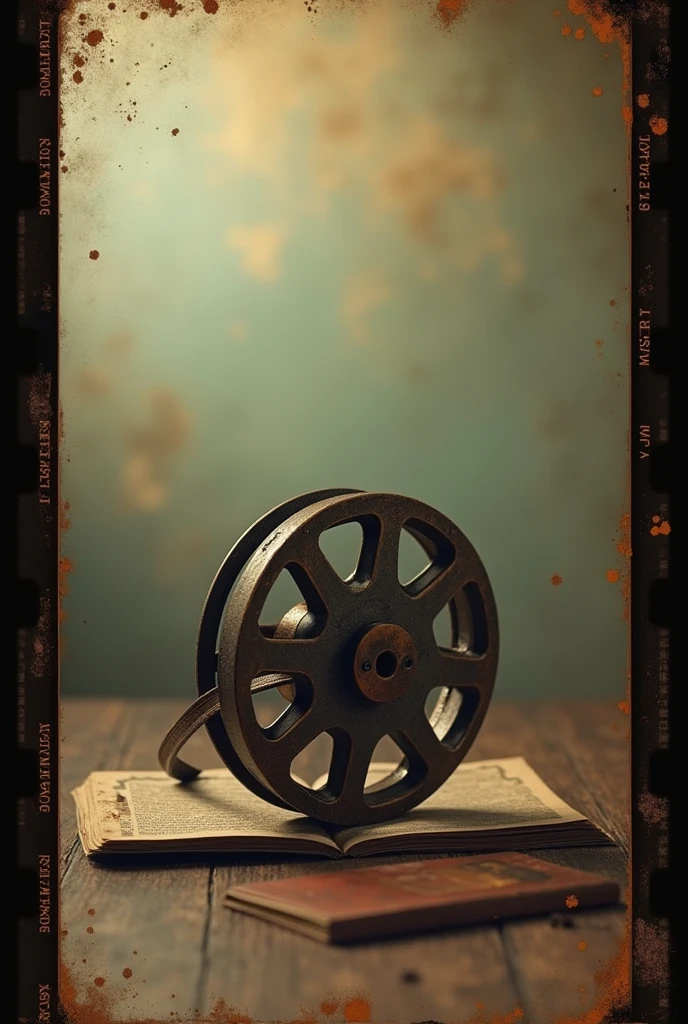Crete a thumbnail picture for retro Reels channel related to old vintage footage with classic old look