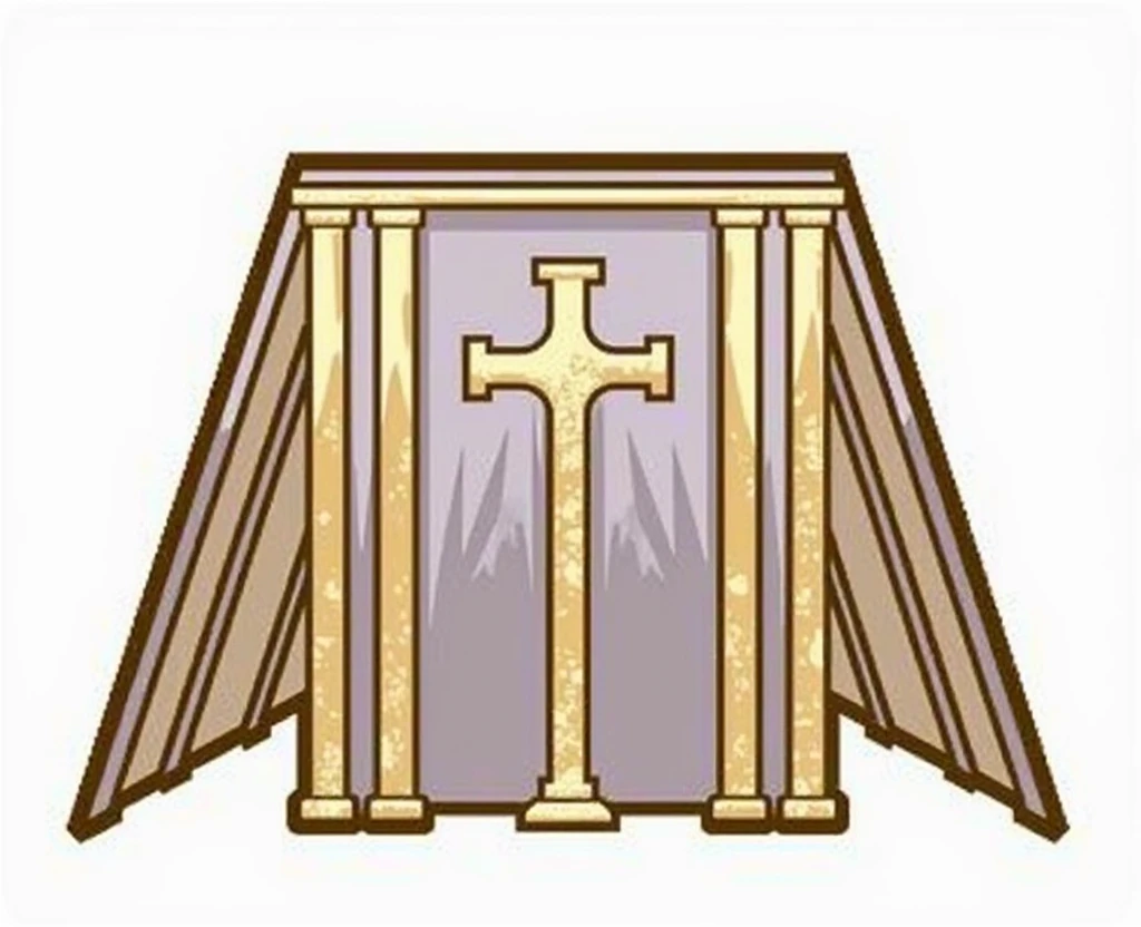 "Create a logo that resembles a tabernacle in the form of a tent, featuring a gold textured design. The tent should have a sleek and elegant look, with the gold texture adding a luxurious and sacred feel. Ensure the design is clear and symbolic, capturing the essence of the tabernacle while emphasizing the richness of the gold texture. The overall look should combine simplicity with a sense of reverence and spiritual significance."