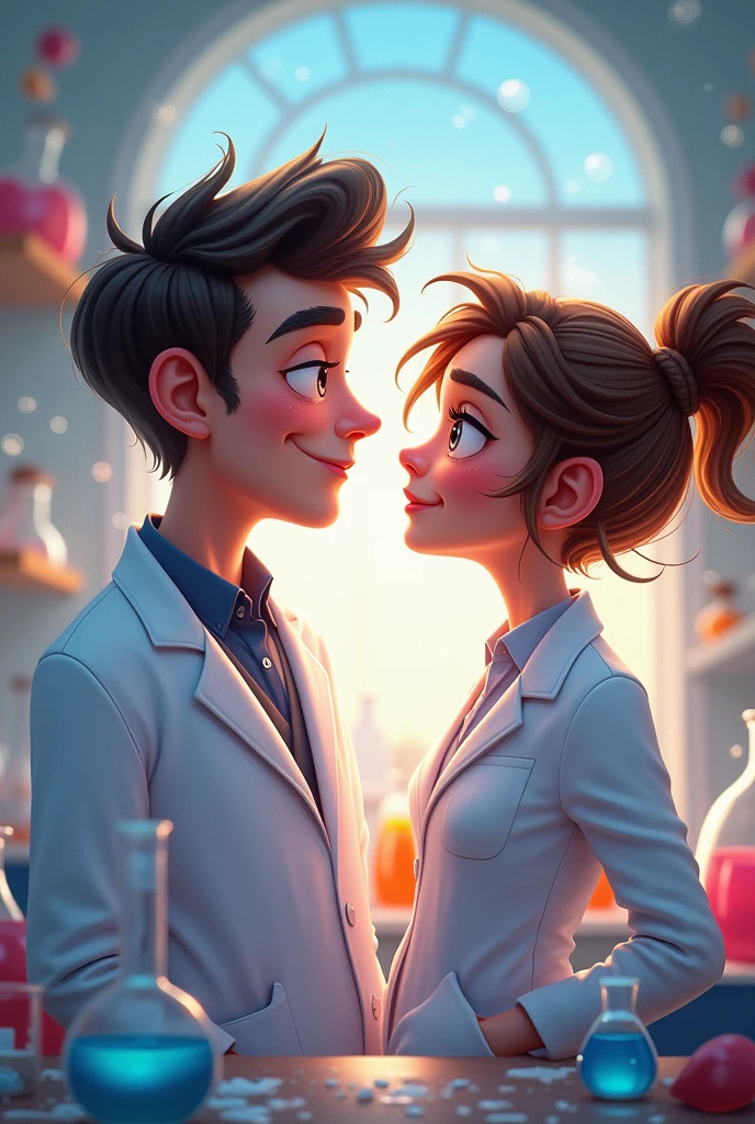Chemist in love with a cartoon dentist