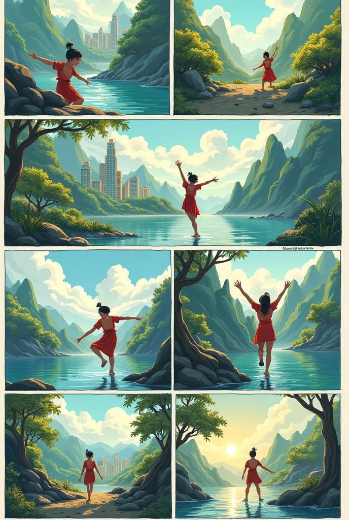 Focusing on the theme of "Comprehensively Promoting the Construction of a Beautiful China",With the theme of "Beautiful China,I am an activist",Using techniques and "Quadruple Comics®" as the form of expression,Through the ecological and environmental protection stories or small creative ideas written by young people themselves,Expressing his concept of ecological environment protection,Show the achievements of building a beautiful China by "small hands pulling big hands"。
