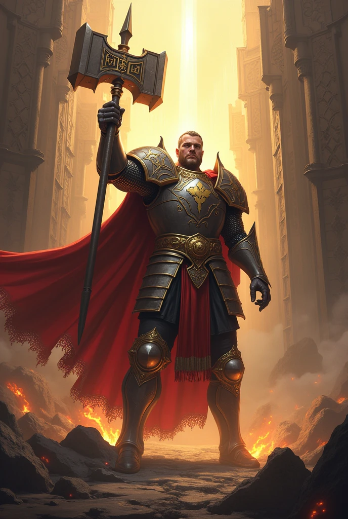 Paladin with warhammer 