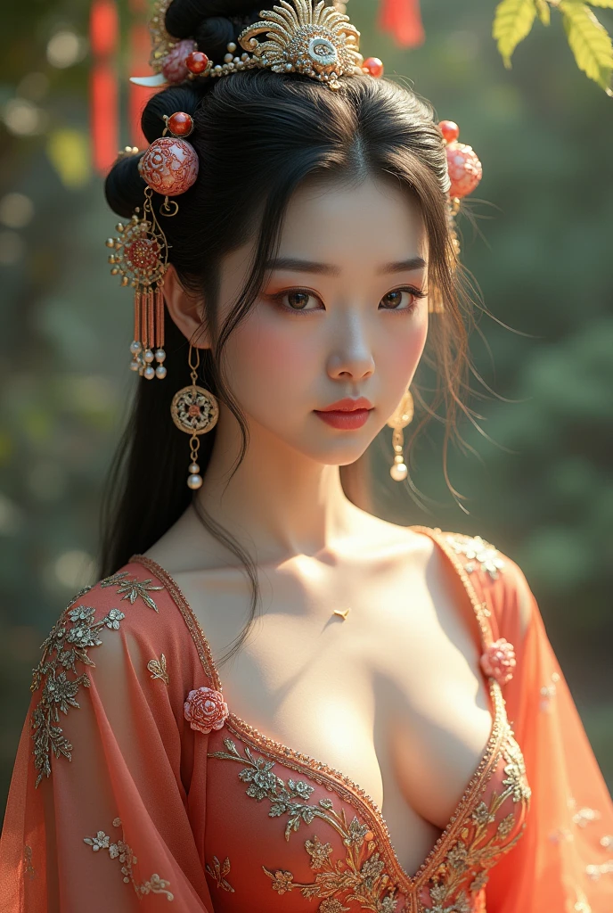 Chinese beauty,Wearing sexy ancient costumes