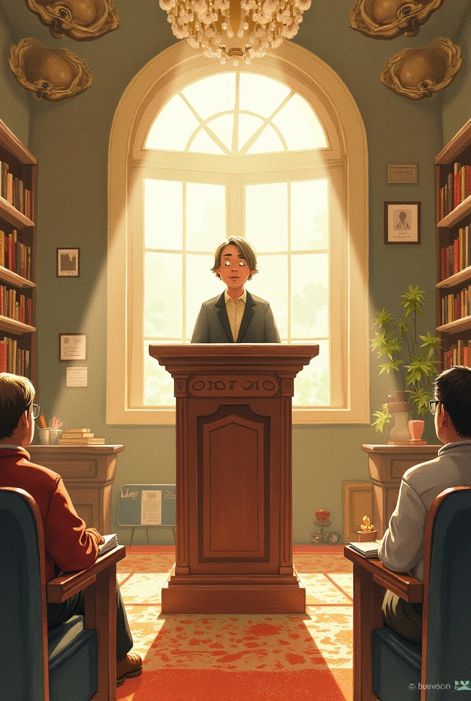 An easy drawing to illustrate the reading of Ode to Roosevelt