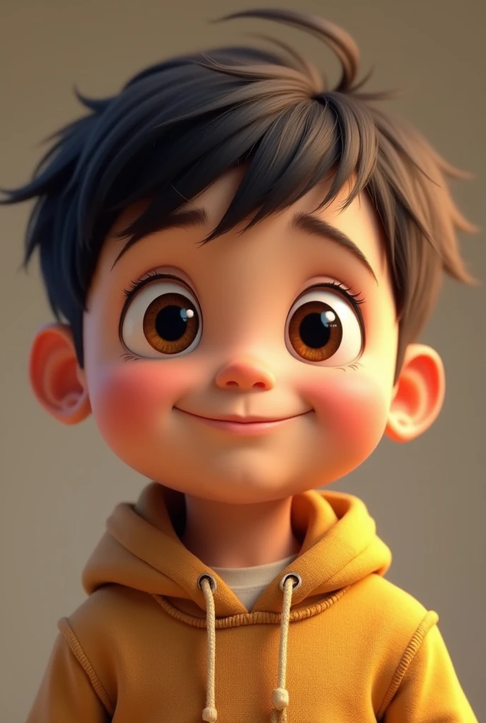 I want a big eyes inocent boy and body are wide and hes look like trust person