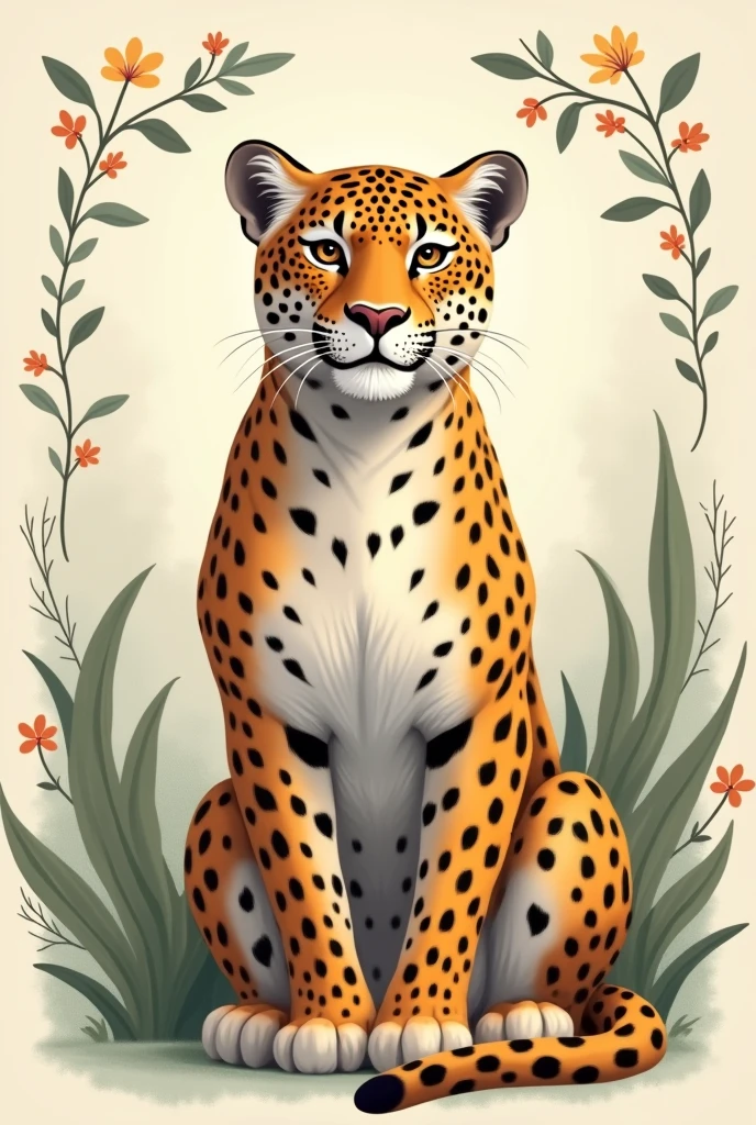 Make a Grandparents Day flyer with a nice, simple grandparent jaguar without letters
