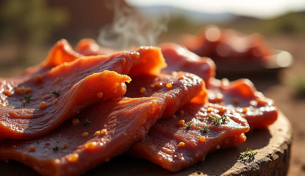 Sun dried meat