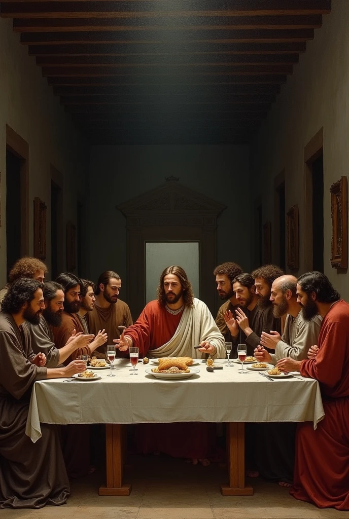 generates an image of the last supper