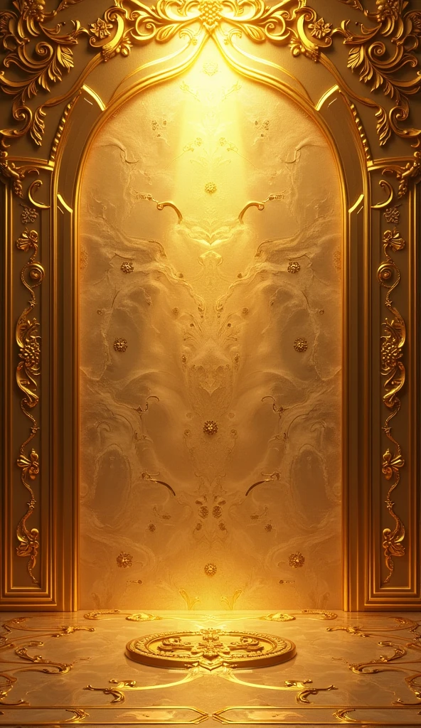 Make me an elegant gold background with texture, The background is elaborate and elegant, with a style worthy of royalty and high society, highlighting a high social status. 