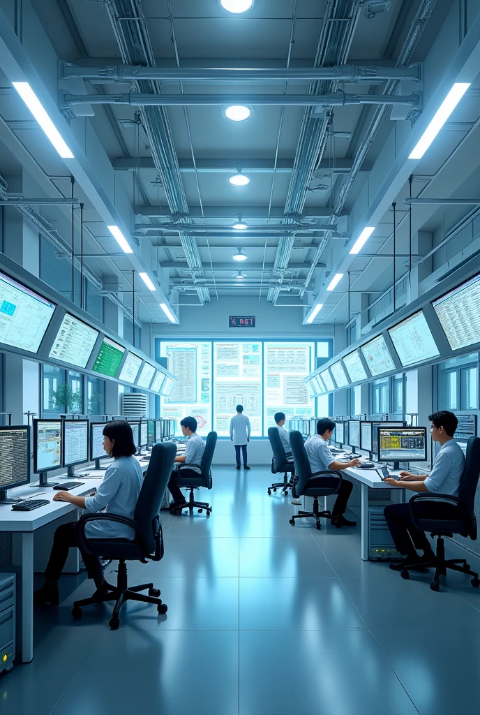 create a hospital and instead of furniture and average appliances use administration equipment